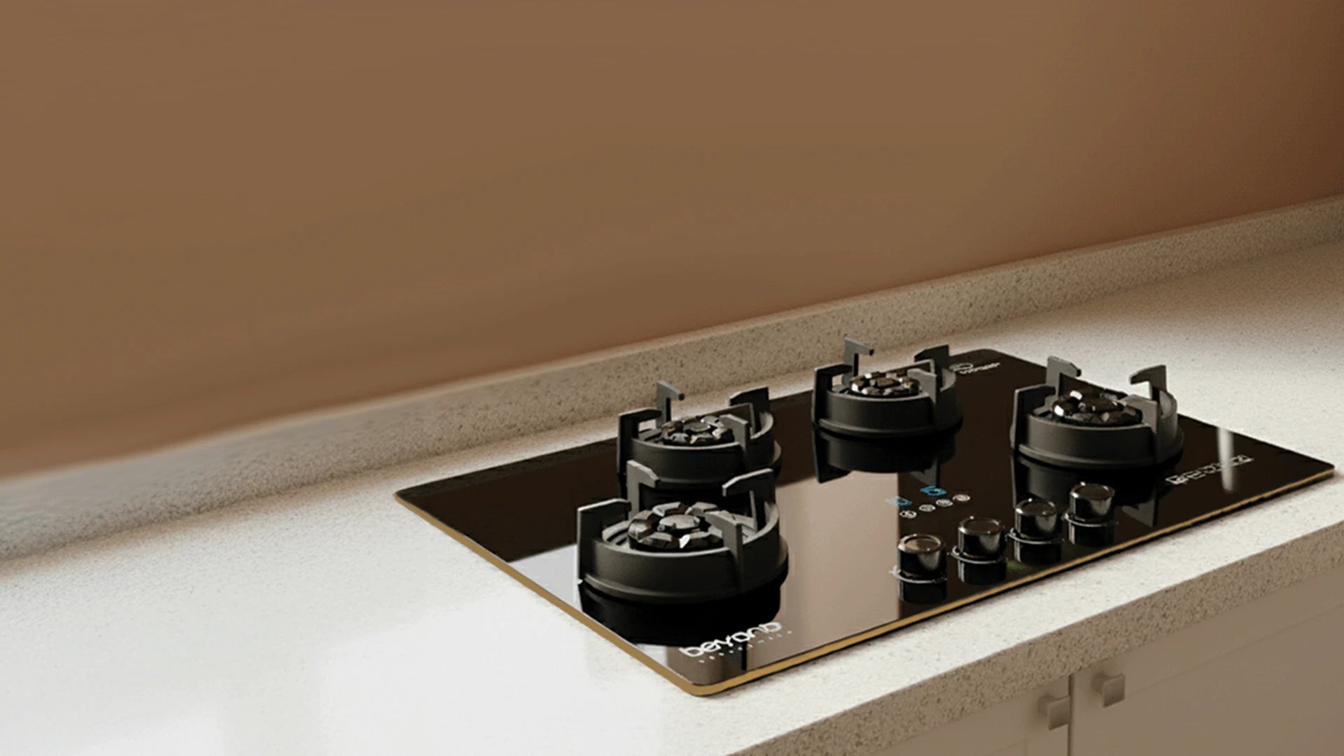 A glass cooktop with a pot on it, illustrating glass cooktop safety.