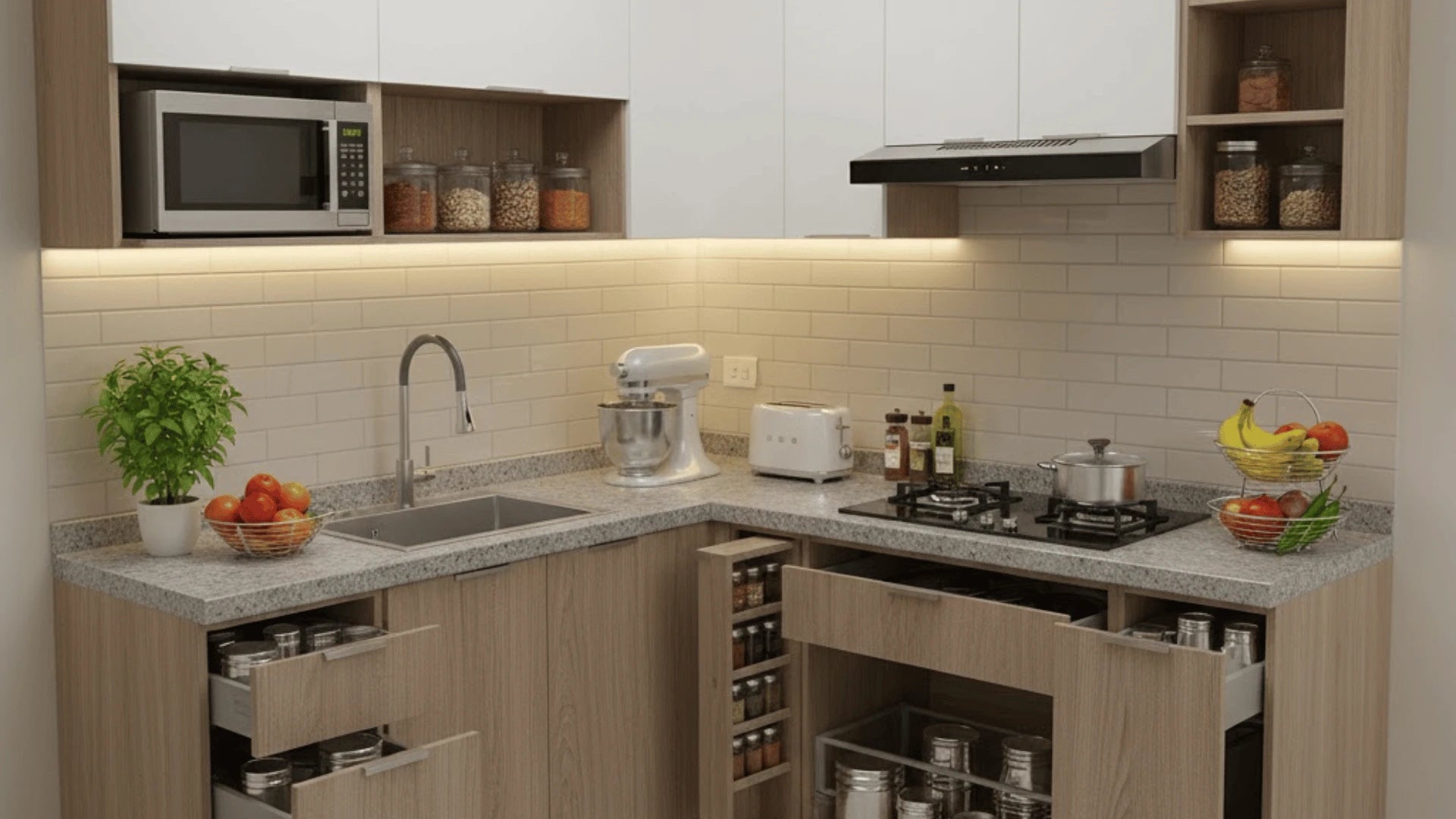 How to Design a Compact Kitchen Interior for Maximum Efficiency