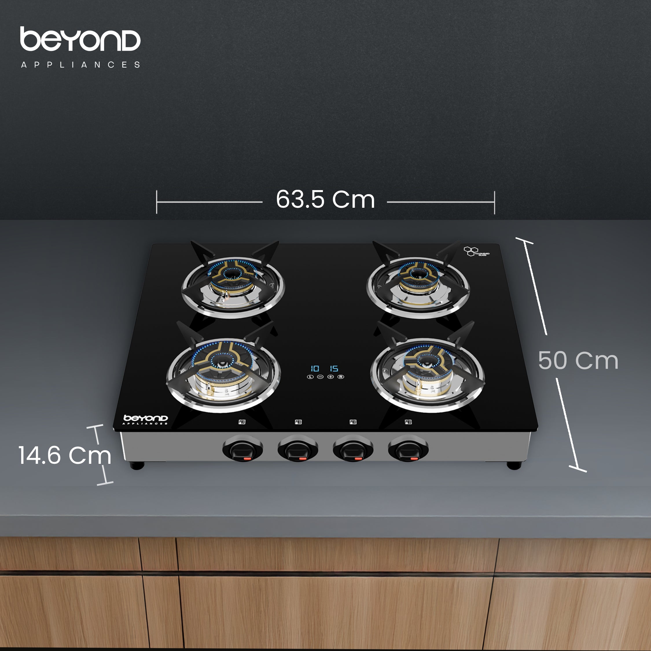 4 Burner Auriga Cooktop