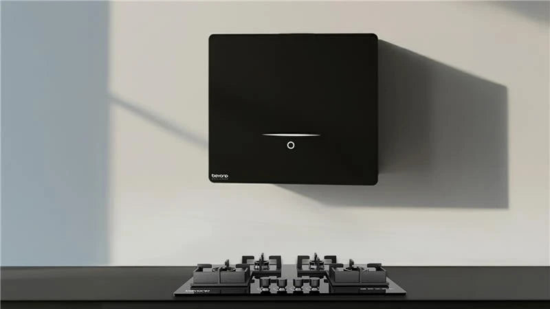 A kitchen hob being used without a visible chimney or range hood. 