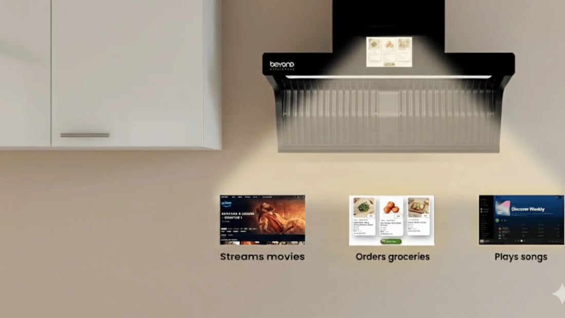 Kitchen automation tips for beginners featuring smart gadgets and a connected cooking space. 