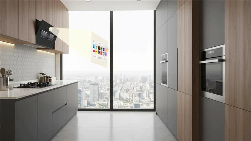 Smart vs conventional range hood comparison for modern kitchen ventilation systems. 