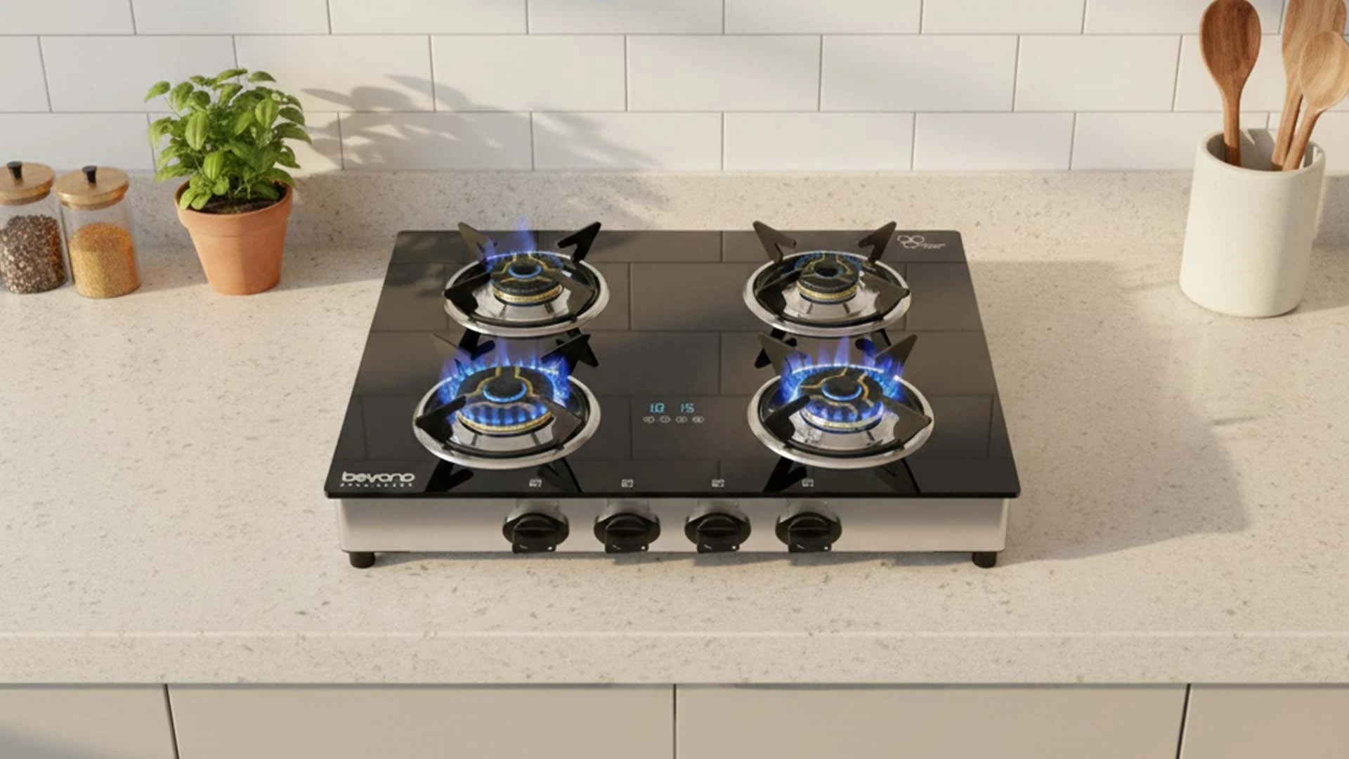 Guide to cleaning gas hob burners quickly and effectively. 