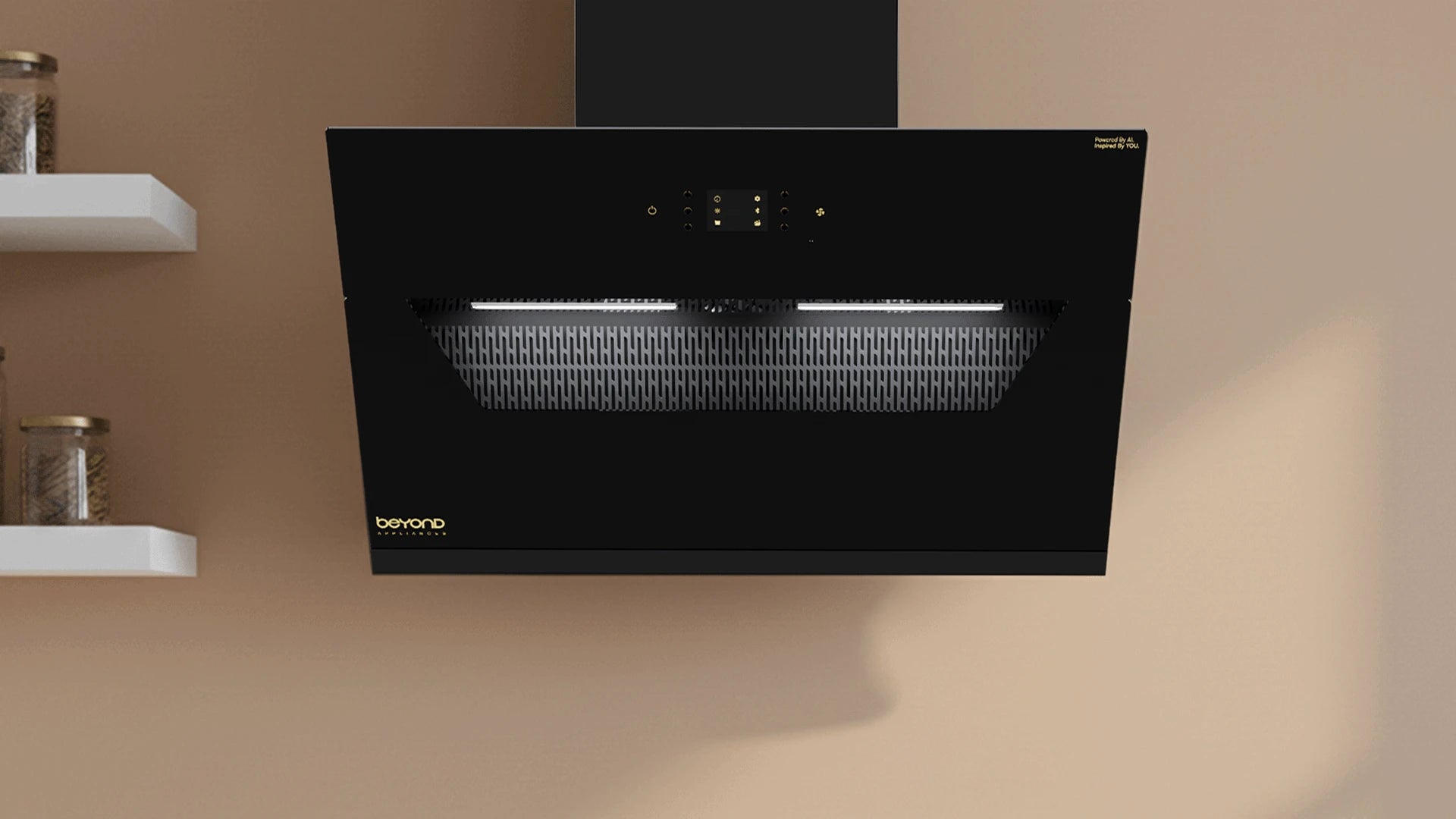 A comparison of compact and traditional chimneys highlighting space-saving benefits. 