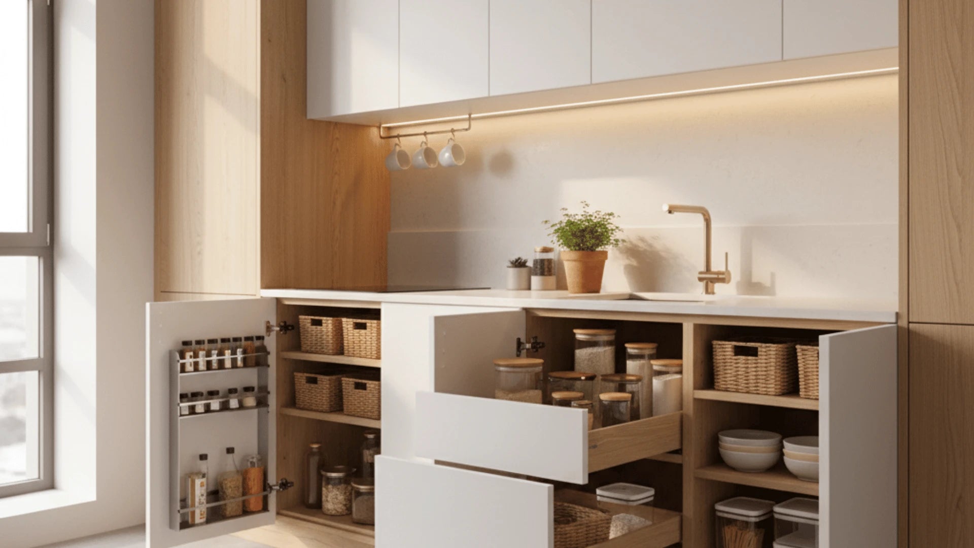 How to Design a Compact Kitchen with Pantry for Maximum Storage 