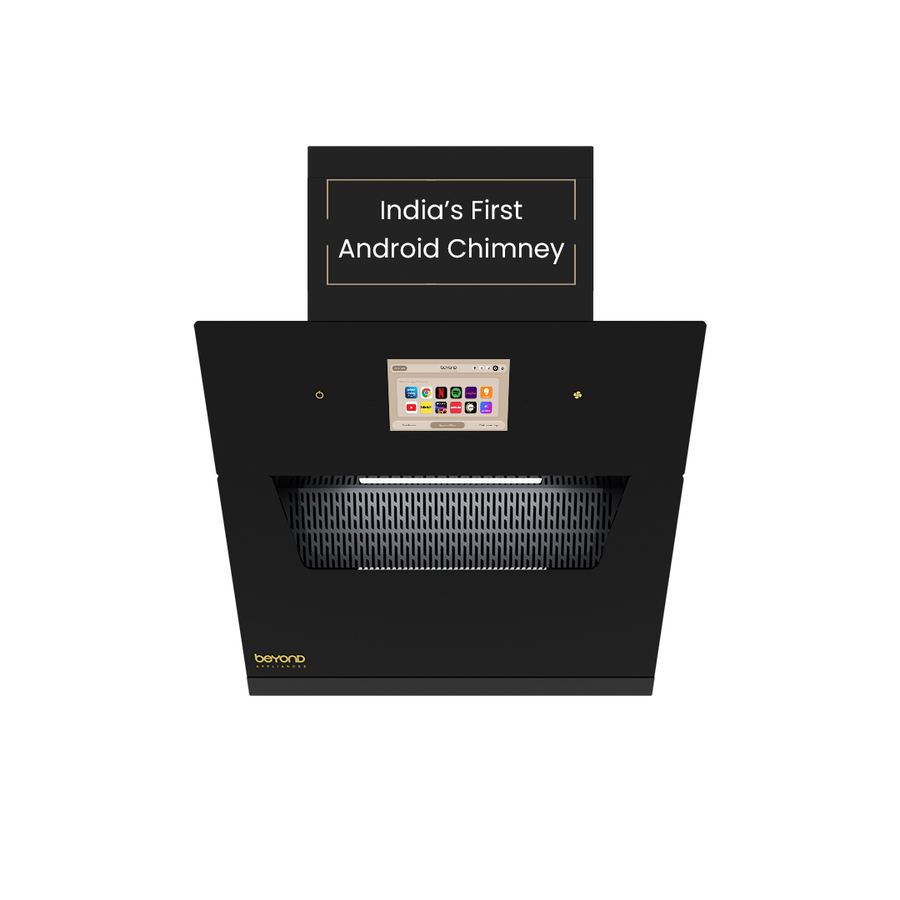 Eris Slant Chimney By Beyond | Android Chimney with 1500 CMH Suction ...