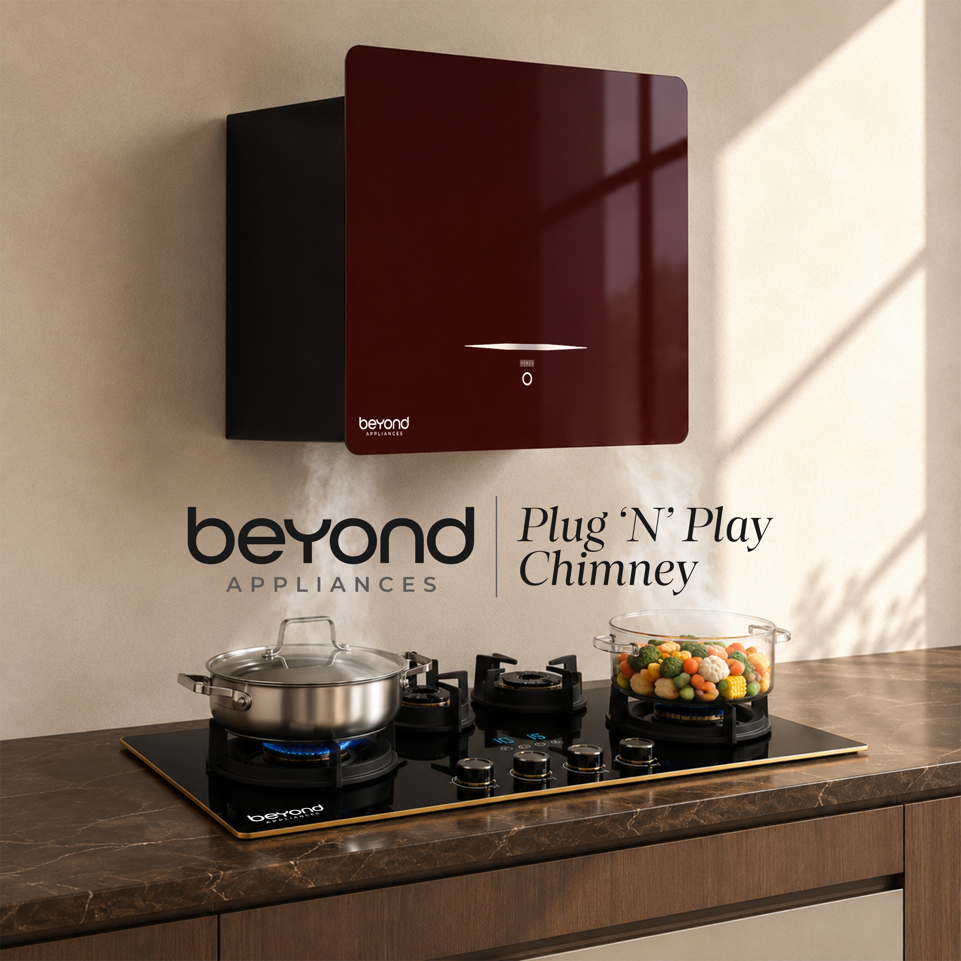 BLDC Motor 60cm Burgundy