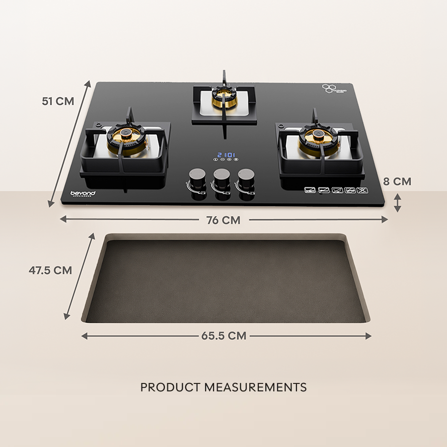 Dorado Gas Hob (3 Burner)